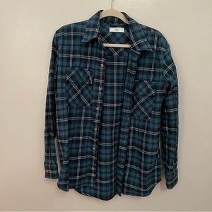 TNA Plaid Oversized Shirt